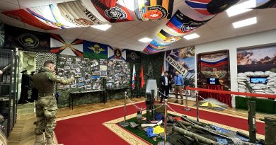 Открытие экспозиции «Непокоренный Донбасс» в музее истории войск Дома офицеров ЗВО