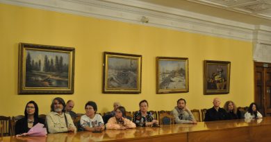Церемония награждения победителей конкурса живописи и графики.